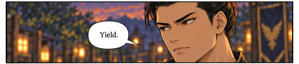 Teren makes his decision and yields.